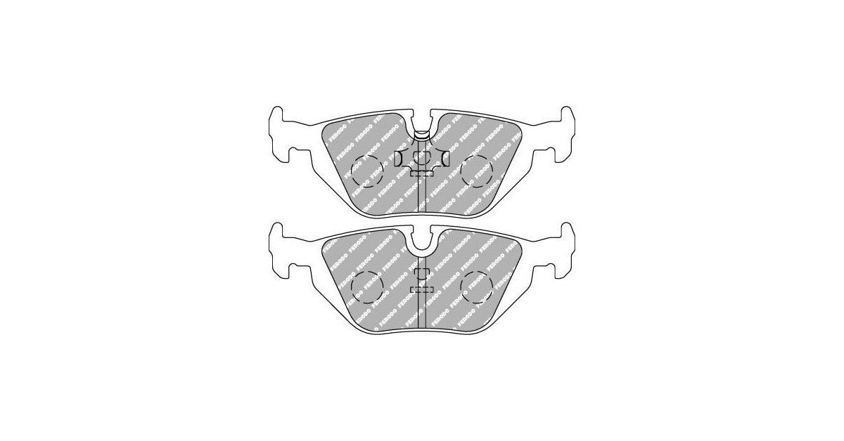 Placute Frana Spate Ferodo Racing DS2500 pentru Bmw 3 Series 316I 09.90 - 12.98 Etrier ATE