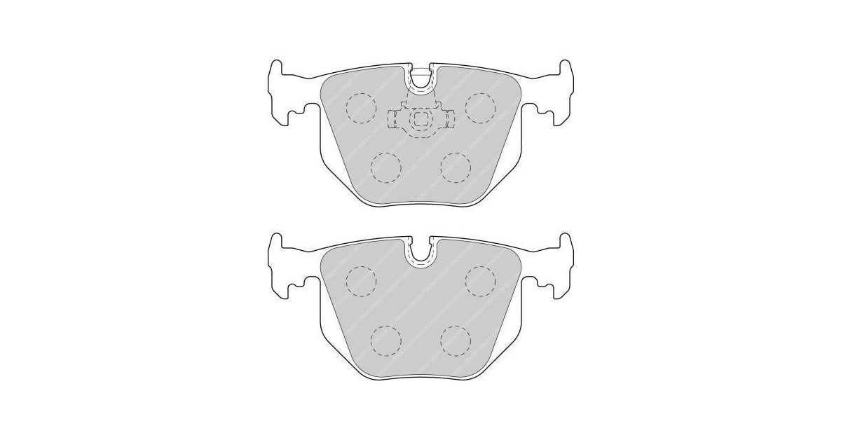 Placute Frana Spate Ferodo Racing DS2500 pentru Bmw M3 3.2 Coupe M3 06.00 - 12.06 Etrier ATE