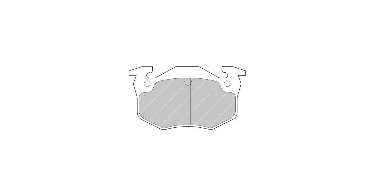 Placute Frana Spate Ferodo Racing DS2500 pentru Citroen Saxo 1.6 16V 02.96 - 04.02 Etrier Bendix