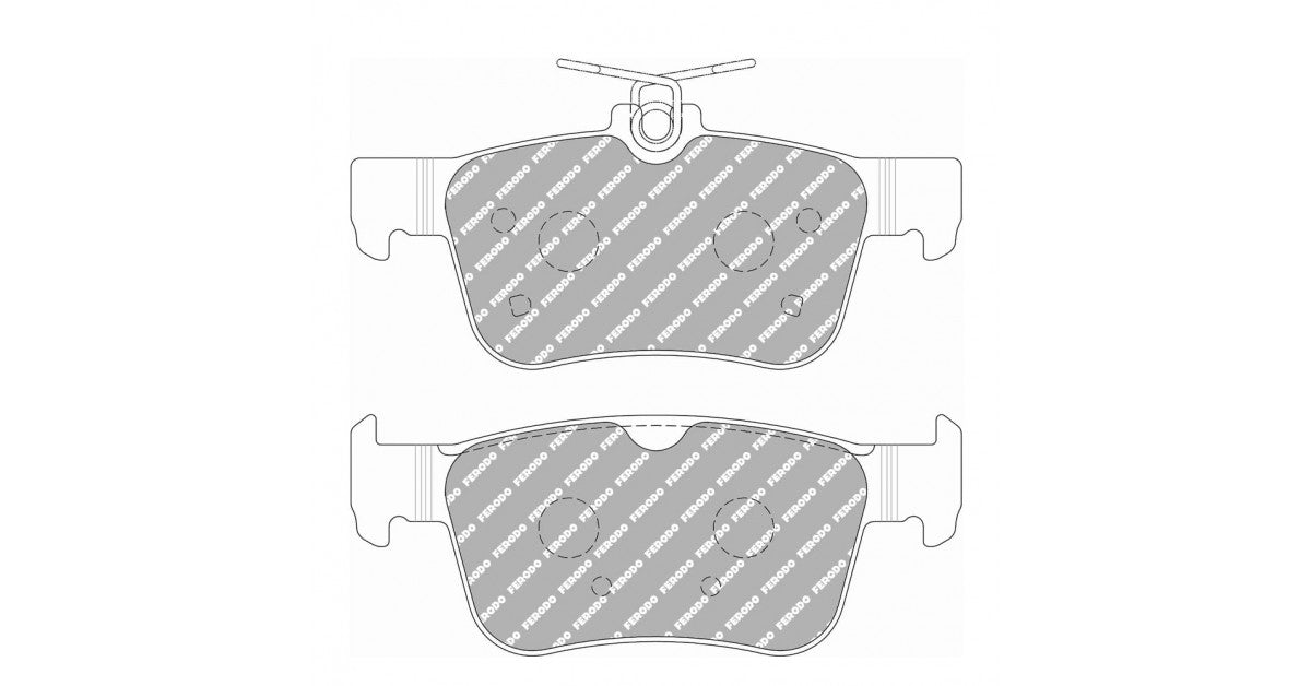 Placute Frana Spate Ferodo Racing DS2500 pentru Honda Civic 1.0 Vtec (FK6) 02.17 Etrier BREMBO