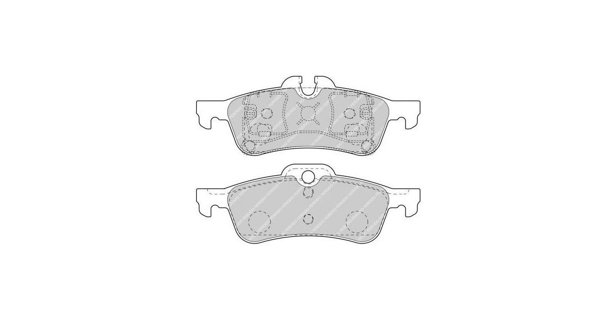 Placute Frana Spate Ferodo Racing DS2500 pentru Honda Civic 2.0 I Vtec Type R (FK2) 08.15 Etrier Teves