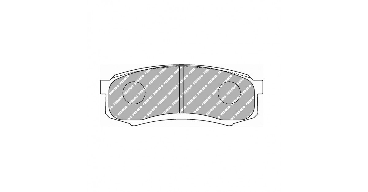 Placute Frana Spate Ferodo Racing DS2500 pentru Lexus Gx 460 11.09 Etrier Sumitomo