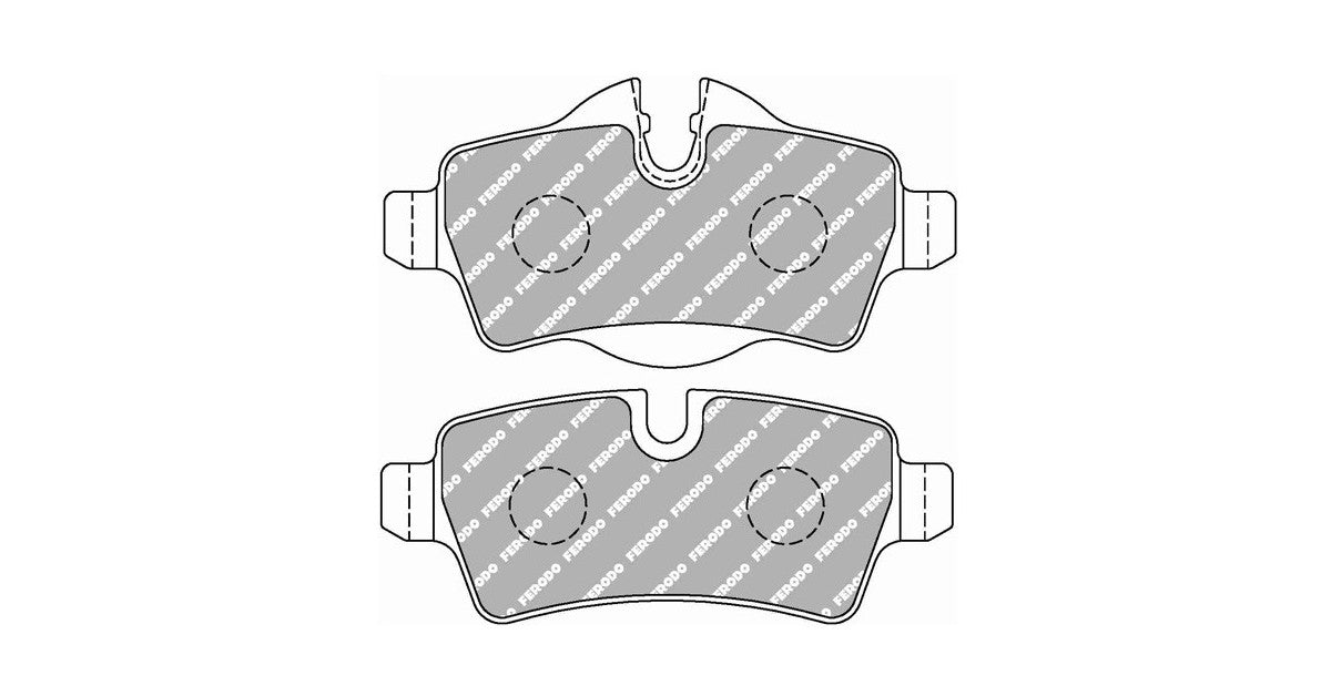 Placute Frana Spate Ferodo Racing DS2500 pentru Mini Mini (R50R53) John Cooper Works 03.06 - 09.06 Etrier LUCAS / TRW