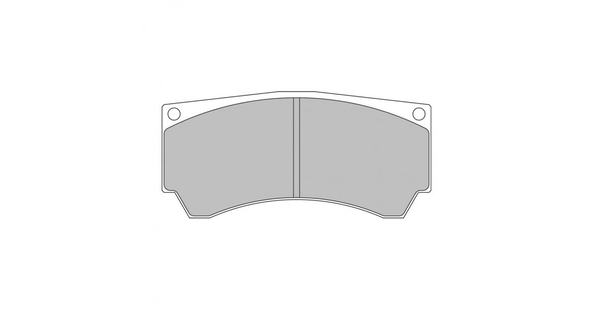 Placute Frana Spate Ferodo Racing DS2500 pentru Mitsubishi Lancer 2.0 Evo Viii Alcon FQ400 03.04 Etrier Alcon