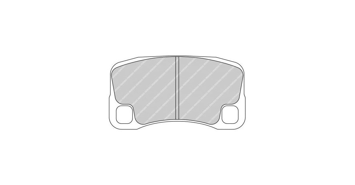 Placute Frana Spate Ferodo Racing DS2500 pentru Porsche 911 3.6 GT2 09.07 Etrier BREMBO