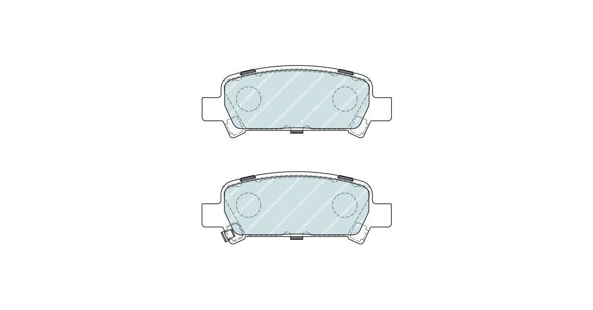 Placute Frana Spate Ferodo Racing DS2500 pentru Subaru Forester 2.0 09.02 Etrier Akebono