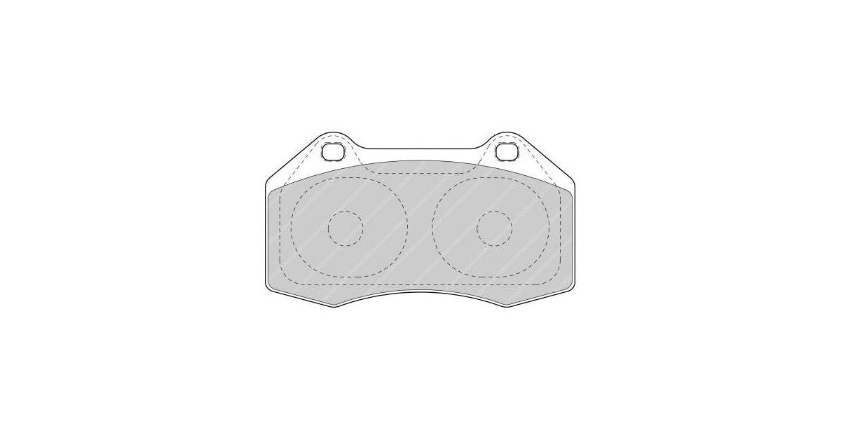 Placute Frana Fata Ferodo Racing DS3000 pentru Abarth 500 / 595 / 695 1.4 (312.AXF11) 08.08 Etrier BREMBO