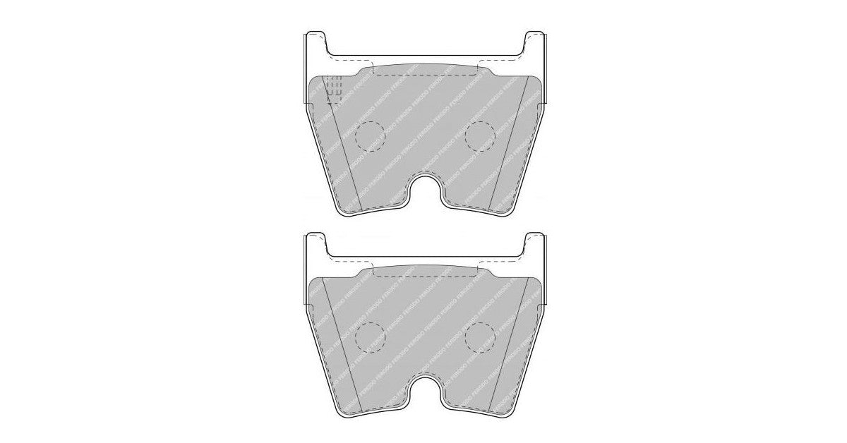 Placute Frana Fata Ferodo Racing DS3000 pentru Audi RS3 RS3 Quattro 03.15 Etrier BREMBO