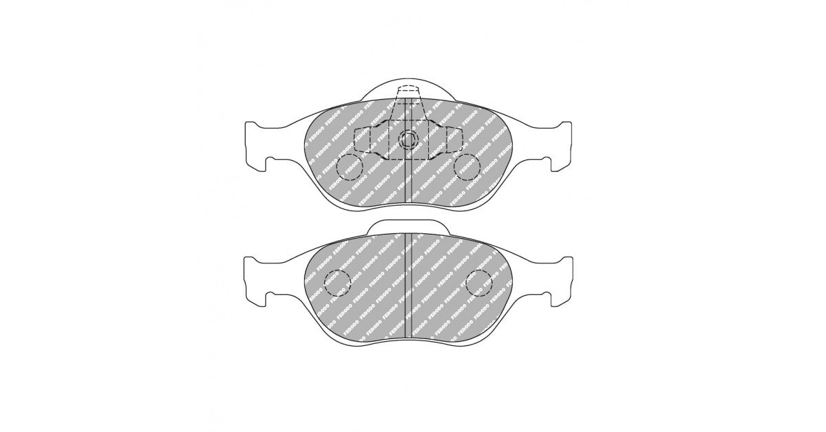 Placute Frana Fata Ferodo Racing DS3000 pentru Ford Courier 1.3 I 02.00 Etrier ATE