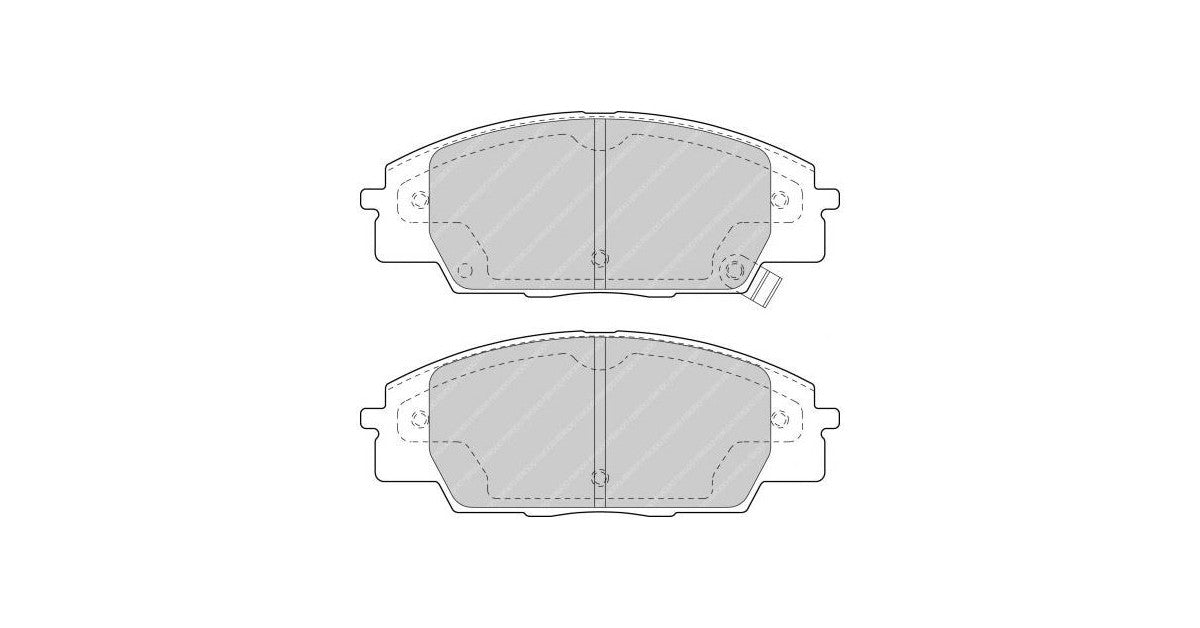 Placute Frana Fata Ferodo Racing DS3000 pentru Honda Civic 1.7 Ctdi 01.02 - 09.05 Etrier Sumitomo