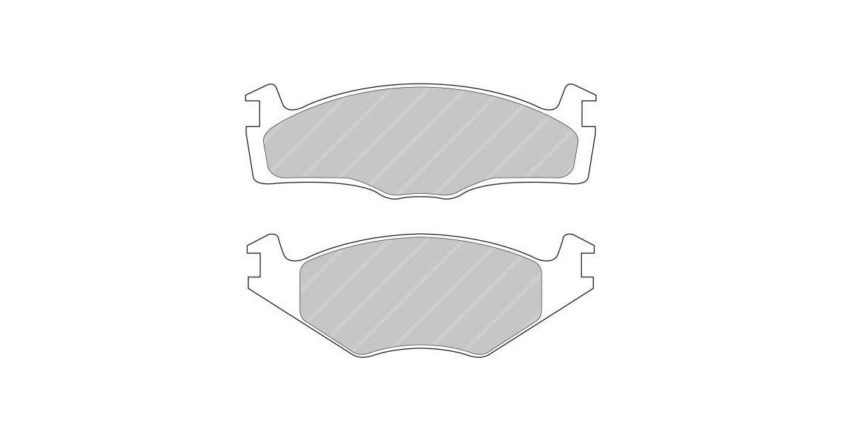 Placute Frana Fata Ferodo Racing DS3000 pentru Seat Cordoba 1.8 I 02.93 - 06.99 Etrier Kelgate
