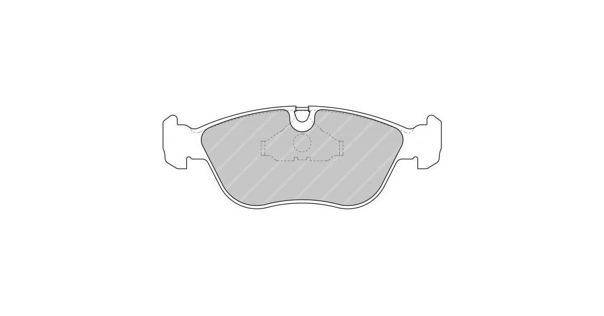 Placute Frana Fata Ferodo Racing DS3000 pentru Volvo 850 2.0 06.91 - 12.96 Etrier ATE