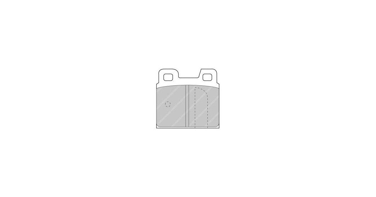 Placute Frana Spate Ferodo Racing DS3000 pentru Alfa Romeo 75 1.6 09.90 - 12.92 Etrier ATE