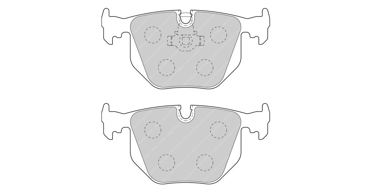 Placute Frana Spate Ferodo Racing DS3000 pentru Bmw M3 3.2 Coupe M3 06.00 - 12.06 Etrier ATE