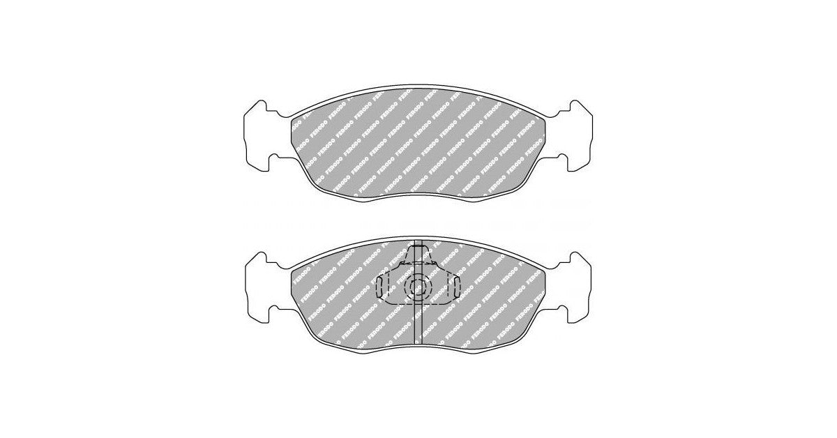 Placute Frana Fata Ferodo Racing DS3000 pentru Citroen Saxo 1.6 02.96 - 04.02 Etrier ATE