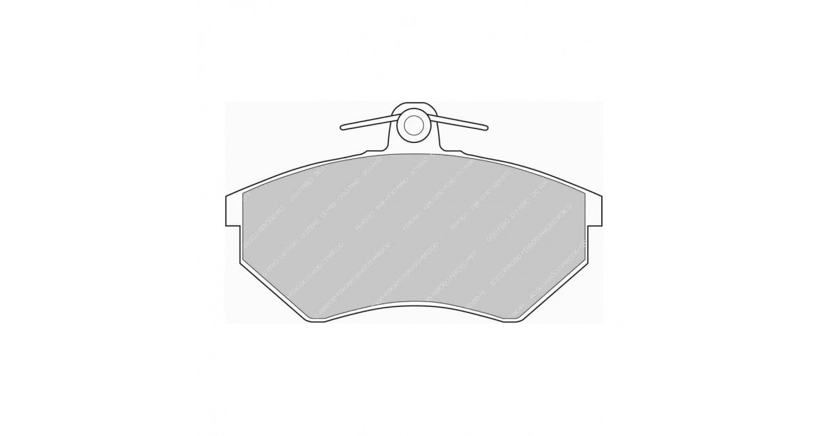 Placute Frana Fata Ferodo Racing DS Performance pentru Audi 80 1.8 Cc Quattro 1.8 Gte Quattro 08.84 - 08.86 Etrier LUCAS / TRW