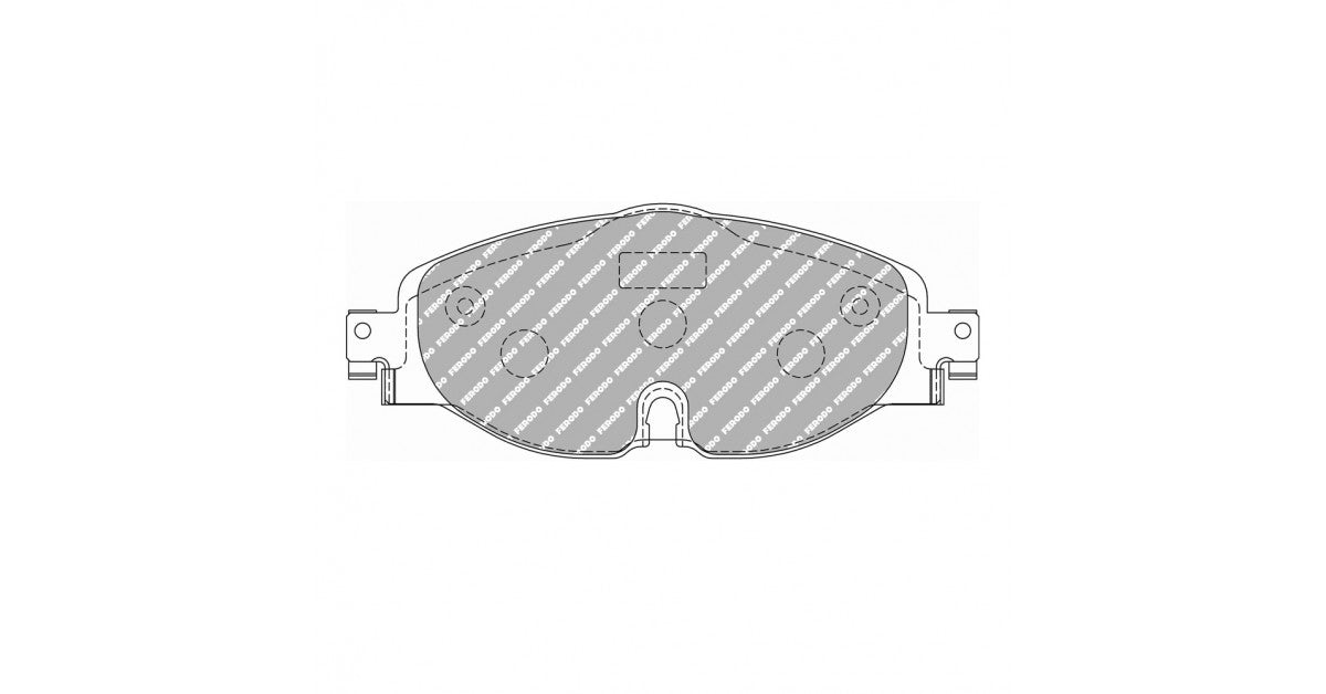 Placute Frana Fata Ferodo Racing DS Performance pentru Audi A3 1.0 TFSI 07.16 Etrier TRW