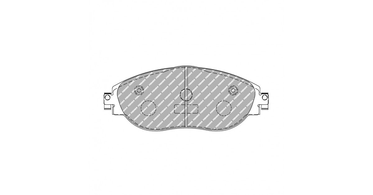 Placute Frana Fata Ferodo Racing DS Performance pentru Audi A3 S3 Quattro 02.13 Etrier LUCAS / TRW