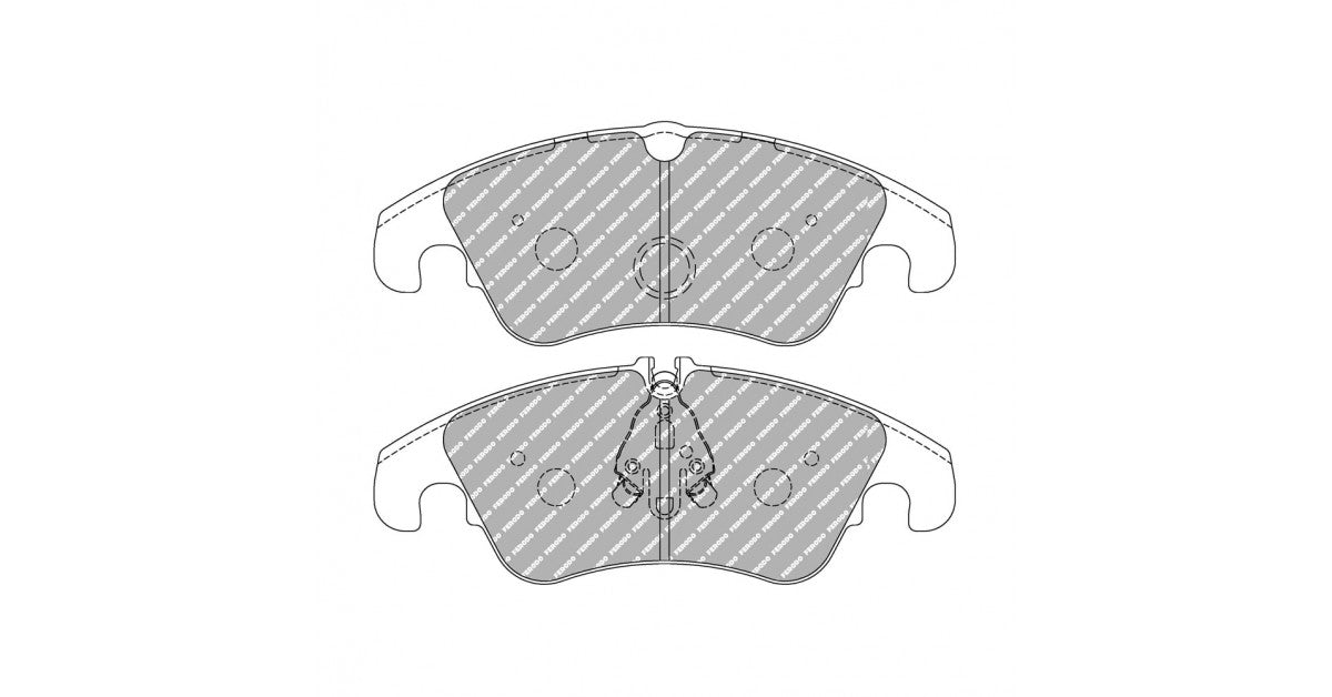Placute Frana Fata Ferodo Racing DS Performance pentru Audi A4 2.0 TDI 08.08 Etrier LUCAS / TRW
