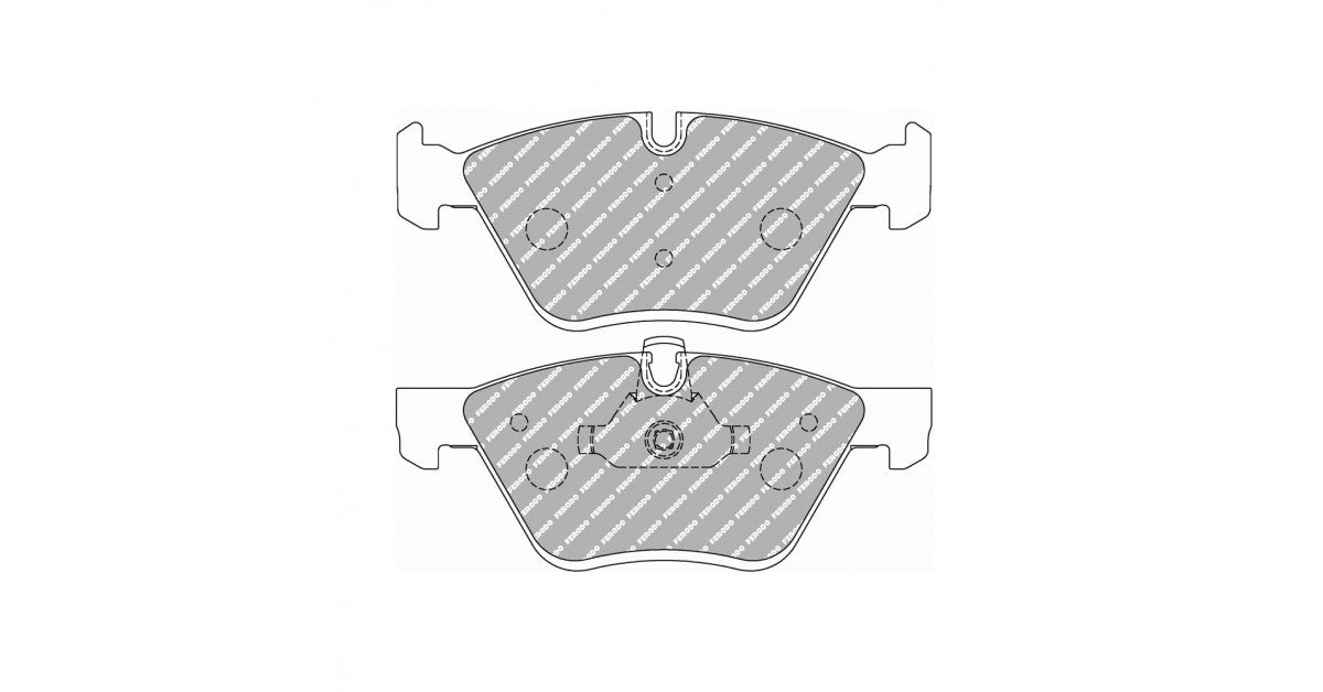 Placute Frana Fata Ferodo Racing DS Performance pentru Bmw 1 Series 120D Coupe' 10.07 Etrier ATE