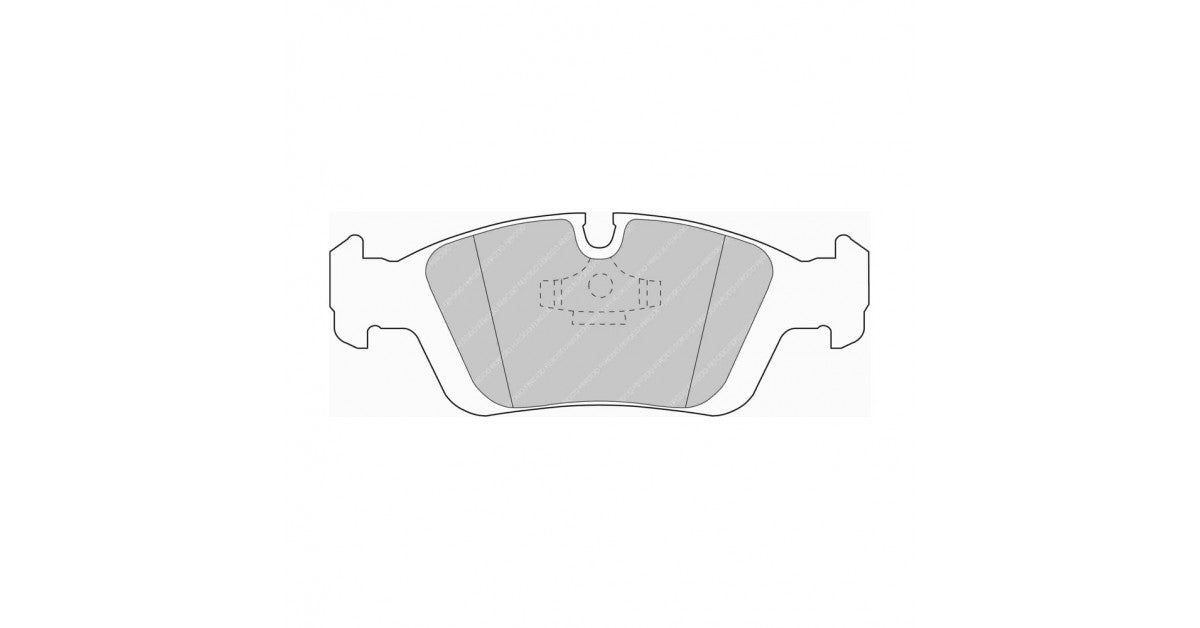 Placute Frana Fata Ferodo Racing DS Performance pentru Bmw 3 Series 316 I 09.90 - 09.93 Etrier ATE