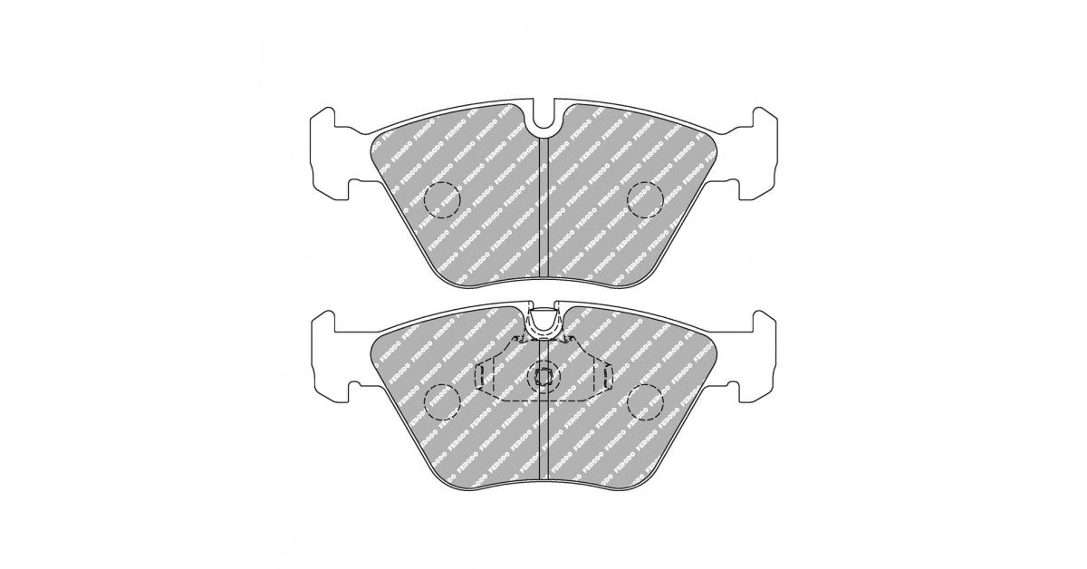 Placute Frana Fata Ferodo Racing DS Performance pentru Bmw 3 Series 330 D 10.99 - 02.05 Etrier ATE