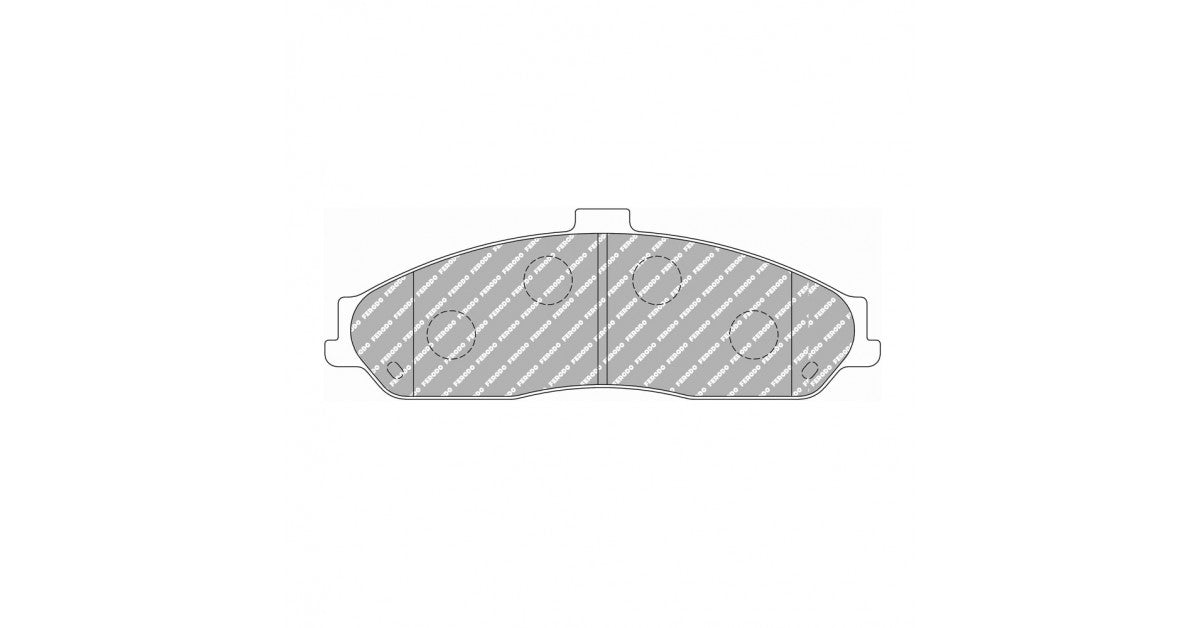 Placute Frana Fata Ferodo Racing DS Performance pentru Chevrolet Corvette C5 01.97 - 12.01 Etrier Pbr