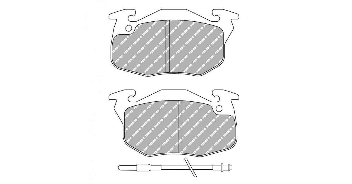 Placute Frana Fata Ferodo Racing DS Performance pentru Citroen Ax 11 4X4 06.91 - 07.92 Etrier ATE