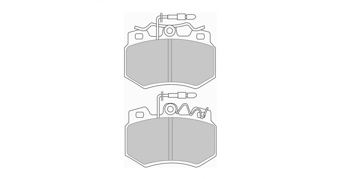 Placute Frana Fata Ferodo Racing DS Performance pentru Citroen Ax 1.4 GTI 06.91 - 12.96 Etrier LUCAS / TRW