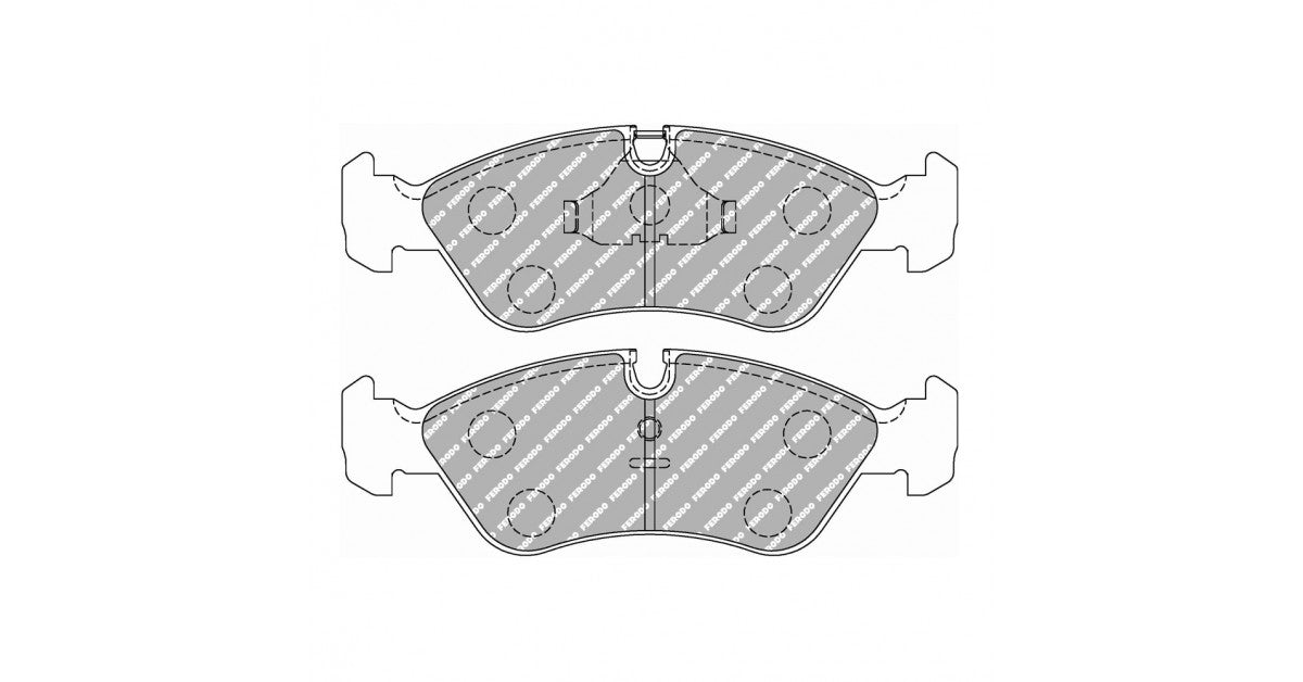 Placute Frana Fata Ferodo Racing DS Performance pentru Daewoo Espero 1.5 16V 10.93 - 09.94 Etrier ATE