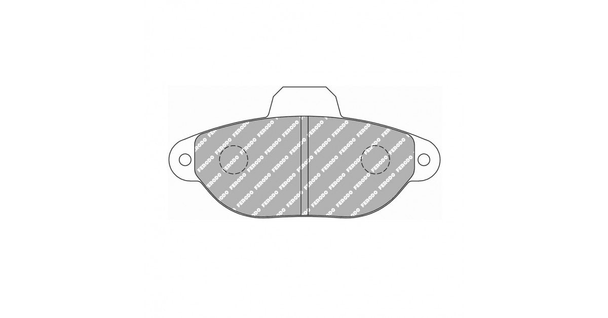 Placute Frana Fata Ferodo Racing DS Performance pentru Fiat Punto 1.7 D 04.94 - 09.97 Etrier Bendix