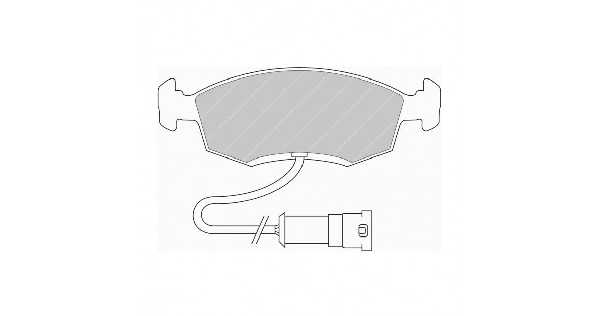 Placute Frana Fata Ferodo Racing DS Performance pentru Ford Escort 1.8 16V XR3I 02.92 - 12.92 Etrier ATE