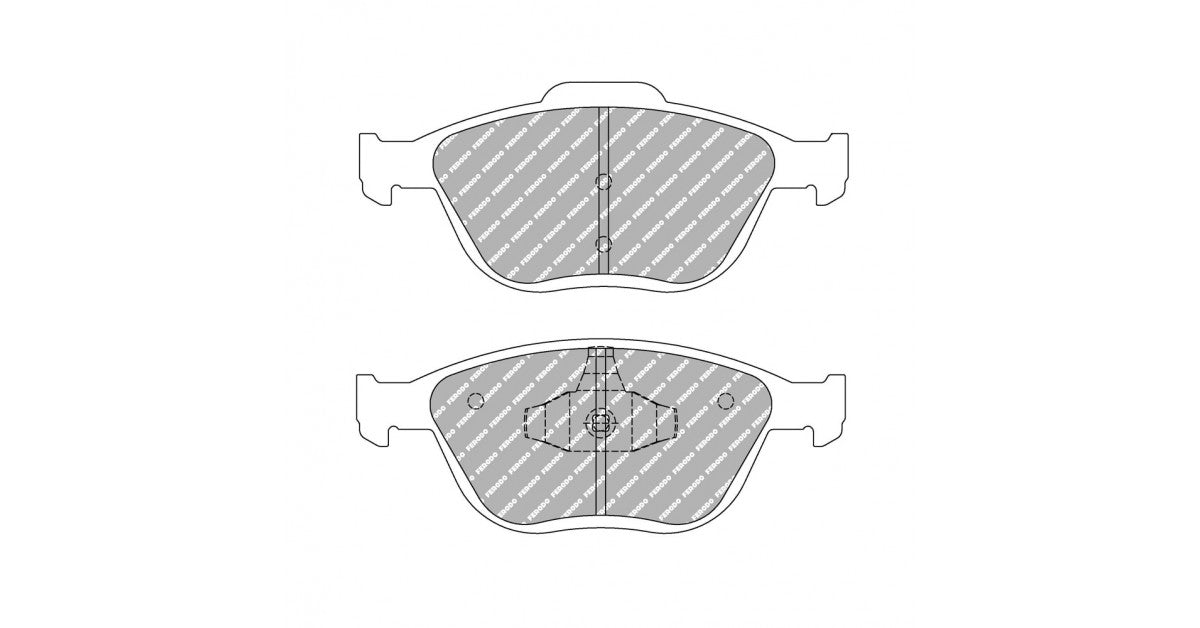 Placute Frana Fata Ferodo Racing DS Performance pentru Ford Fiesta 2.0 ST150 01.05 Etrier ATE