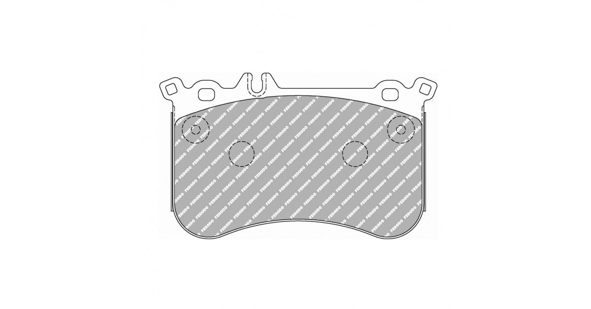 Placute Frana Fata Ferodo Racing DS Performance pentru Mercedes A Class A 45 Amg 4 Matic (176.052) 06.13 - 06.15 Etrier BREMBO