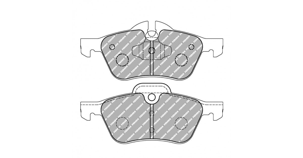 Placute Frana Fata Ferodo Racing DS Performance pentru Mini Mini (R50) 1.4 One D TRW Fata 06.03 - 09.06 Etrier ATE