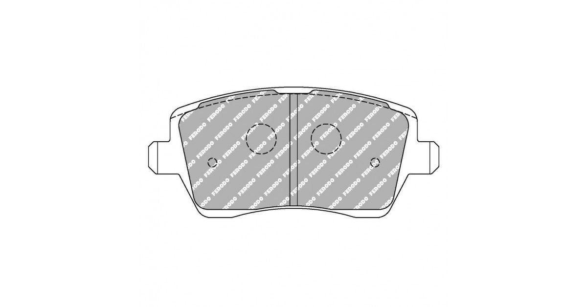 Placute Frana Fata Ferodo Racing DS Performance pentru Nissan Micra 1.2 I K12 16V 01.03 - 06.10 Etrier LUCAS / TRW