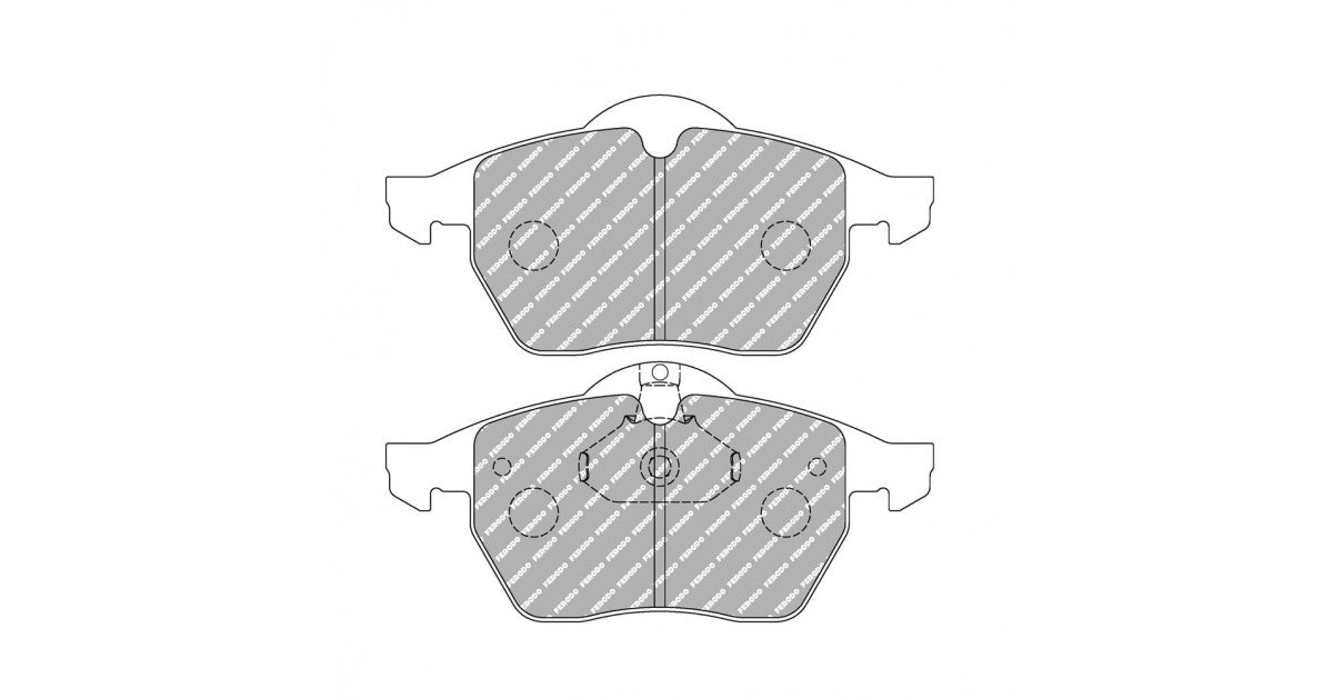 Placute Frana Fata Ferodo Racing DS Performance pentru Opel Calibra 2.5 I V6 04.93 - 07.97 Etrier ATE