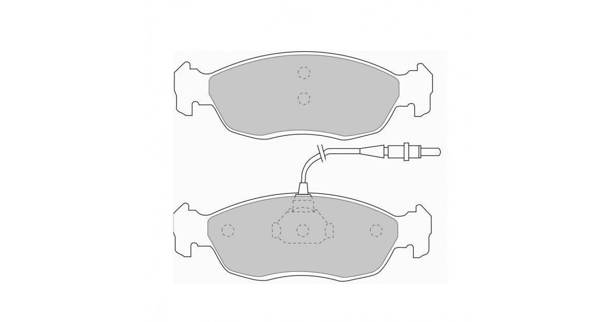 Placute Frana Fata Ferodo Racing DS Performance pentru Peugeot 106 01. Jun 01.94 - 04.96 Etrier Bendix