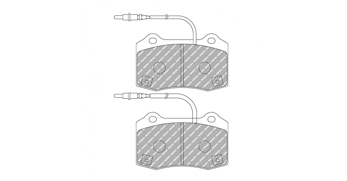 Placute Frana Fata Ferodo Racing DS Performance pentru Peugeot 406 (8C) V6 Etrier BREMBO
