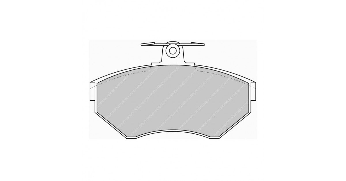 Placute Frana Fata Ferodo Racing DS Performance pentru Seat Arosa 1.4 I 16V 01.00 - 06.04 Etrier LUCAS / TRW