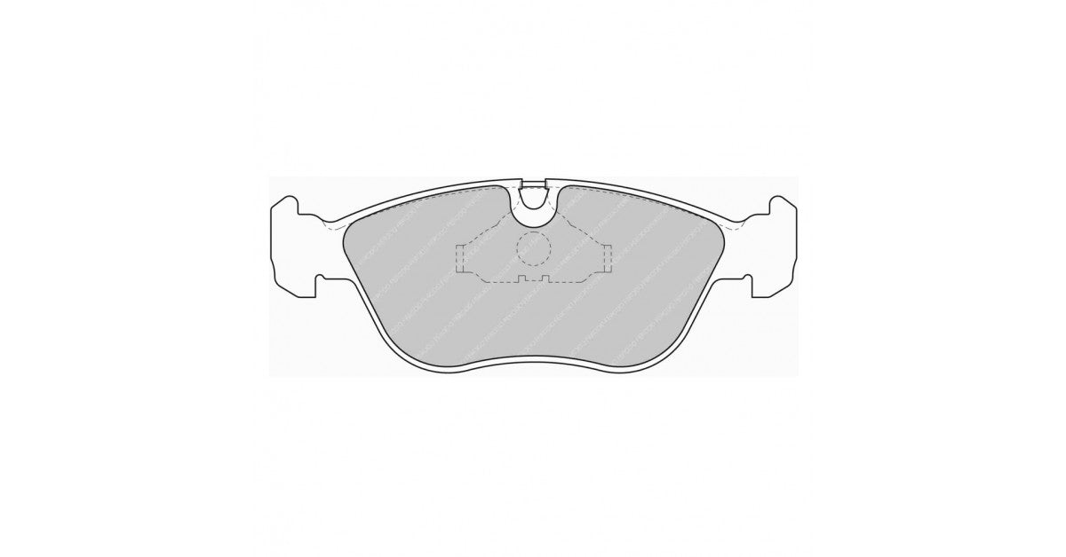 Placute Frana Fata Ferodo Racing DS Performance pentru Volvo 850 2.0 06.91 - 12.96 Etrier ATE