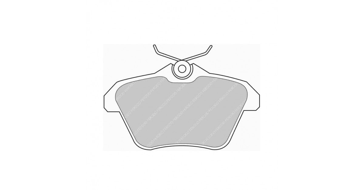 Placute Frana Spate Ferodo Racing DS Performance pentru Alfa Romeo 156 1.6 I Twin Spark Saloon 16V 09.97 - 09.05 Etrier LUCAS / TRW