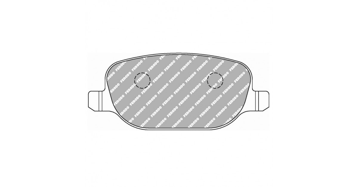 Placute Frana Spate Ferodo Racing DS Performance pentru Alfa Romeo 159 1.9 1.9 Jts 09.05 - 11.11 Etrier LUCAS / TRW