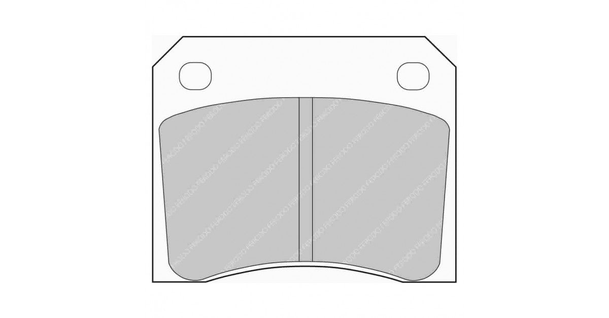 Placute Frana Spate Ferodo Racing DS Performance pentru Aston Martin DB6 4.0 10.64 - 12.70 Etrier LUCAS / TRW