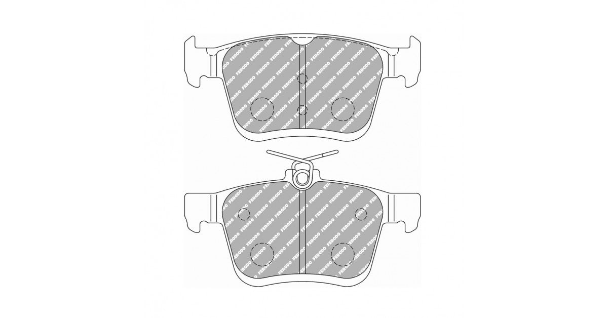 Placute Frana Spate Ferodo Racing DS Performance pentru Audi A3 1.0 TFSI 07.16 Etrier ATE