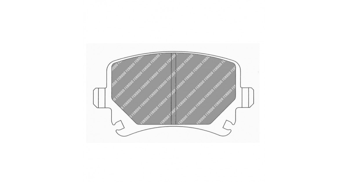 Placute Frana Spate Ferodo Racing DS Performance pentru Audi A3 1.8 TFSI 11.06 - 08.12 Etrier LUCAS / TRW