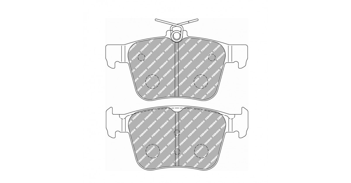 Placute Frana Spate Ferodo Racing DS Performance pentru Audi A3 S3 Quattro 02.13 Etrier ATE