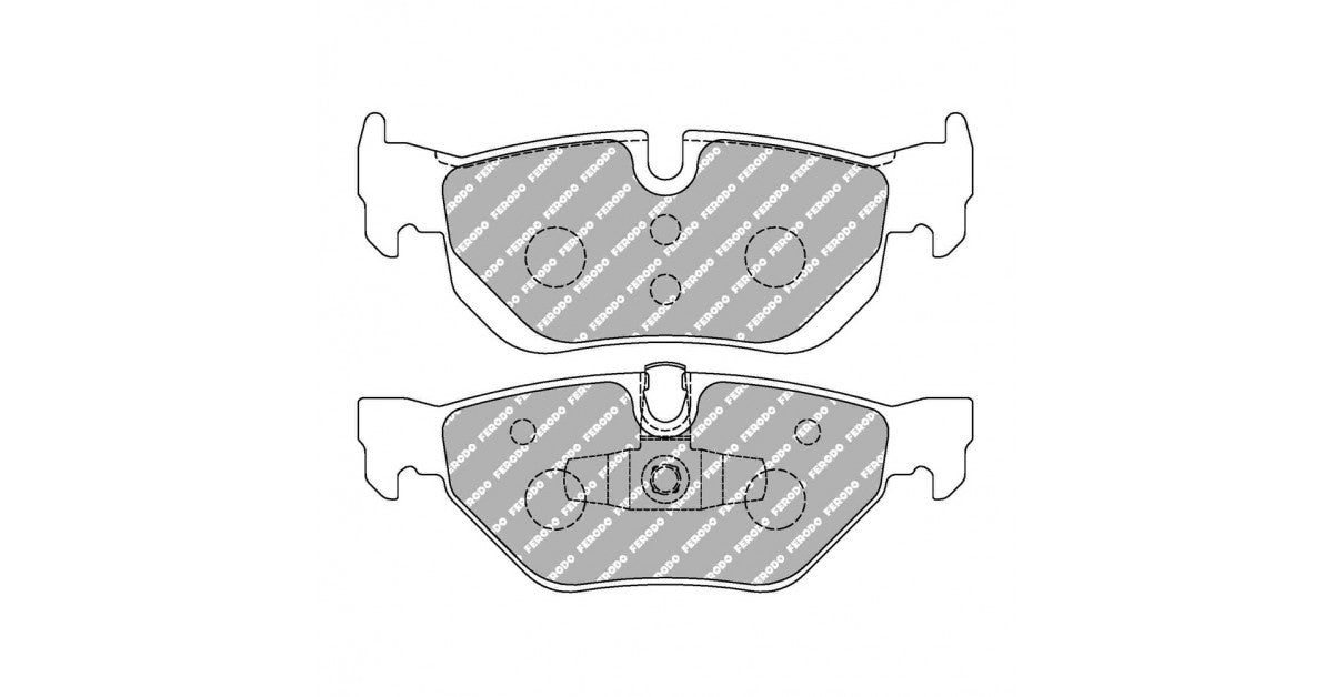 Placute Frana Spate Ferodo Racing DS Performance pentru Bmw 1 Series 120D Coupe' 10.07 Etrier ATE
