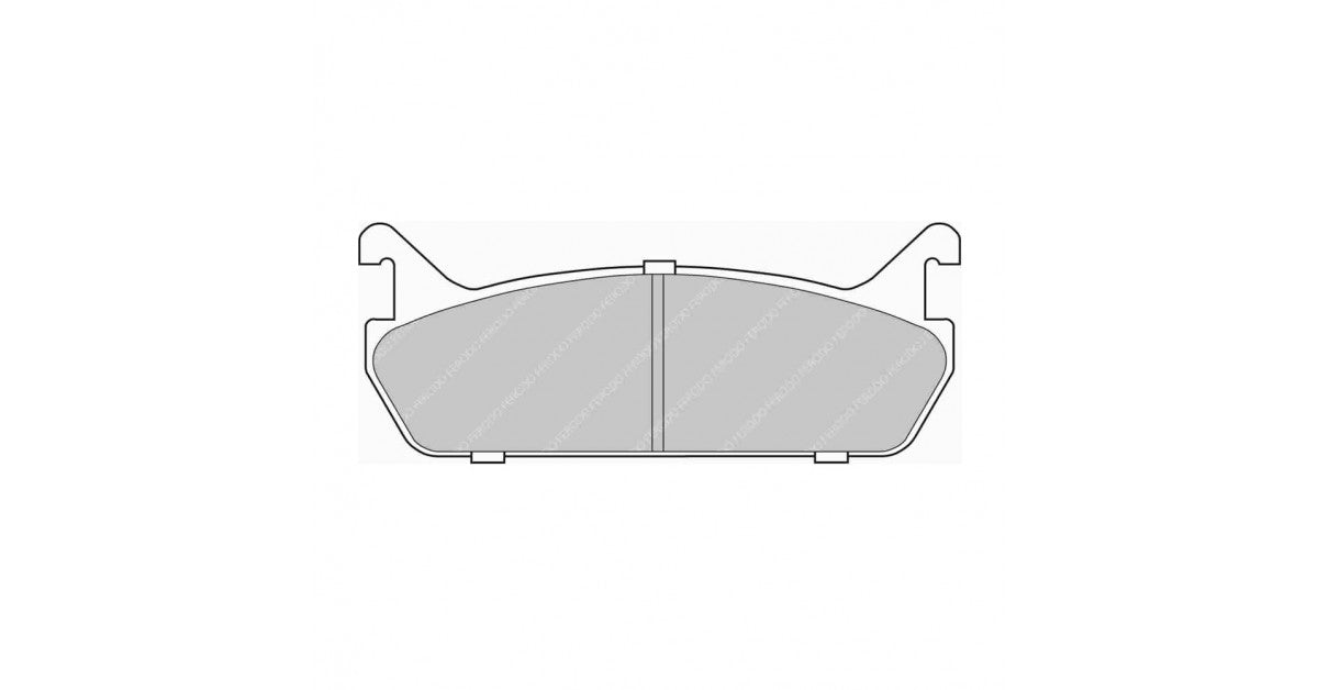 Placute Frana Spate Ferodo Racing DS Performance pentru Daihatsu Applause 1.6 16V 06.89 - 07.97 Etrier Akebono