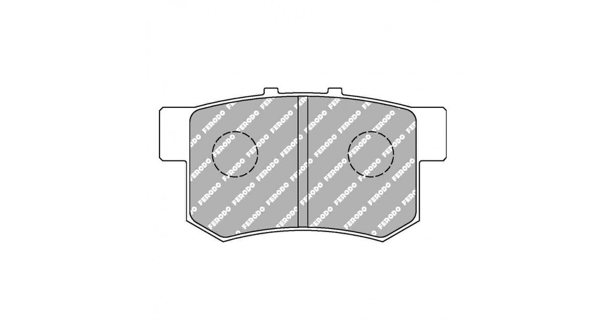 Placute Frana Spate Ferodo Racing DS Performance pentru Honda Accord 2.0 I 16V 01.92 - 09.93 Etrier Nissin